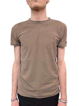 T-shirt techno wash piqué caramel RRD Roberto Ricci Design Homme 26218 84 boutique Strasbourg shop face