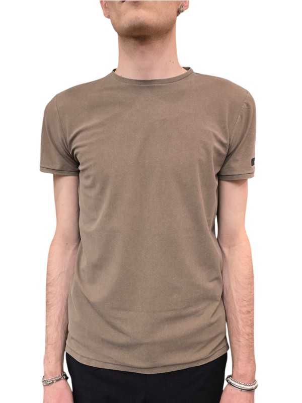T-shirt techno wash piqué caramel RRD Roberto Ricci Design Homme 26218 84 boutique Strasbourg shop face