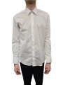 CHEMISE BLANCHE POIGNETS BOUTONS MANCHETTES U4014SG C5265 10 UNGARO HOmme boutique vêtement Strasbourg shop store face