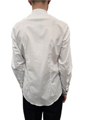 CHEMISE BLANCHE POIGNETS BOUTONS MANCHETTES U4014SG C5265 10 UNGARO HOmme boutique vêtement Strasbourg dos