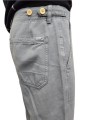Pantalon charpentier bleu coton lin Paul Smith Homme M2R 897Z V22049 43 boutique Strasbourg shop store détail