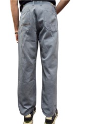 Pantalon charpentier bleu coton lin Paul Smith Homme M2R 897Z V22049 43 boutique Strasbourg shop store dos