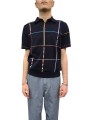 Pantalon charpentier bleu coton lin Paul Smith Homme M2R 897Z V22049 43 boutique Strasbourg shop store look1
