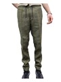 PANTALON LIN TAILLE ELASTIQUEE KAKI M1R 921T V01427 35A PAUL SMITH HOMME boutique Strasbourg pant store face