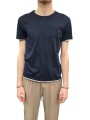 TSHIRT MARIUS COL ROND DOUBLE COTON PIMA NAVY GRIS ANONYM HOMME boutique Strasbourg shop store face