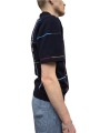 Polo navy quadrillé multi baya Paul Smith Homme M1R 783Z V03025 49 store Strasbourg front profil
