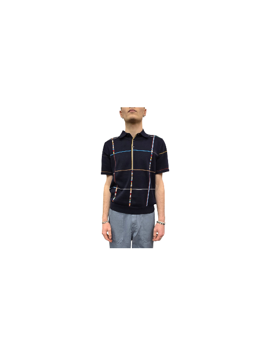 POLO NAVY QUADRILLE MULTI BAYA M1R 783Z V03025 49 PAUL SMITH HOMME store