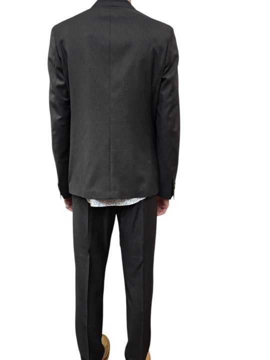 VESTE CHOCOLAT POCHES PLAQUEES QUADRILLE M1R 2363 V02990 69 PAUL SMITH HOMME Strasbourg store dos