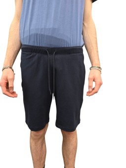 BERMUDA MILAN JERSEY COTON MODAL MARINE ANONYM HOMME boutique short Strasbourg shop store face