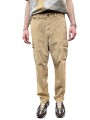 Cargo Chile M74 de couleur beige motif méduse brodée collection Mason's CBE073 249 Homme mode concept store Strasbourg face