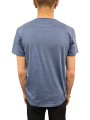 TSHIRT MILO COL V COTON PIMA BLEU AMIRAL ANONYM HOMME boutique Strasbourg store shop dos