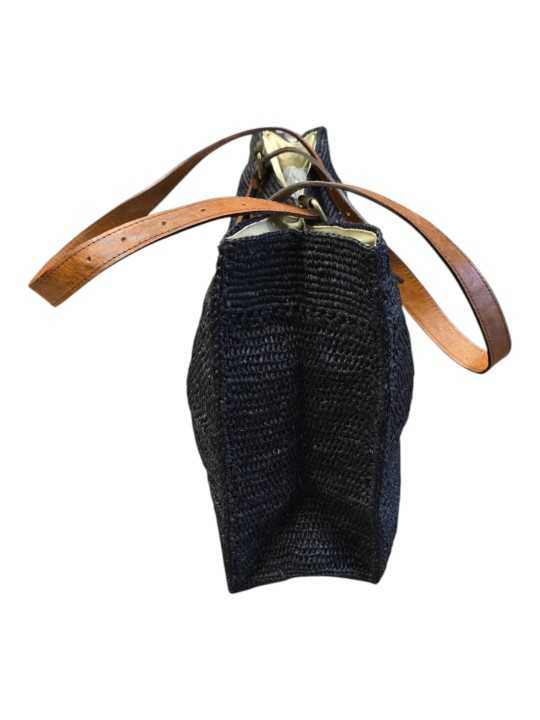 SAC NOMAD NOIR CARRE SANGLE CUIR REGLABE IBELIV FEMME boutique bag Store Strasbourg shop profil