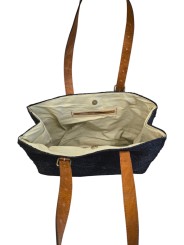 SAC NOMAD NOIR CARRE SANGLE CUIR REGLABE IBELIV FEMME boutique bag Store Strasbourg shop int