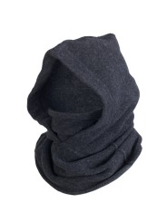 COL CAPUCHE GRIS FONCE YACK GK01 80 ISABEL BENENATO écharpe boutique Strasbourg shop store face