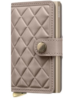 MINIWALLET PREMIUM EMBOSS MED DIAMOND CHALK PORTE CARTES SECRID boutique Strasbourg front