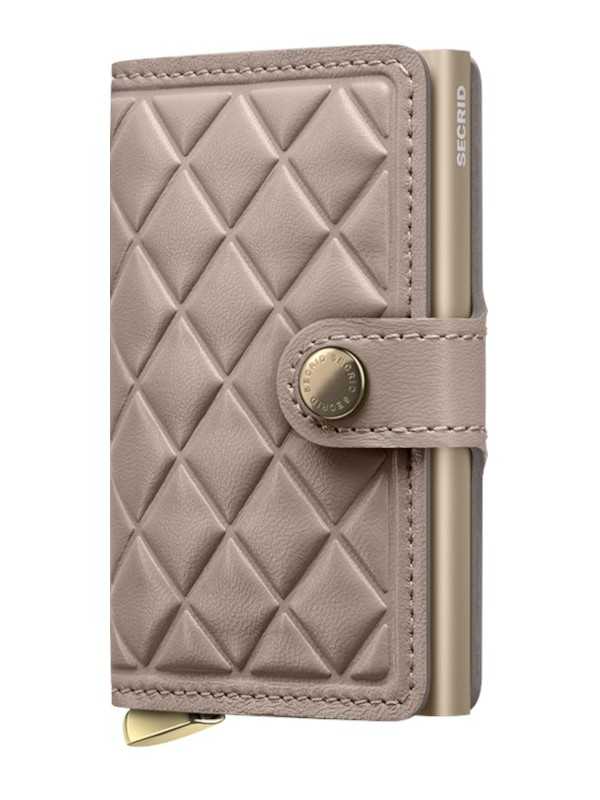 MINIWALLET PREMIUM EMBOSS MED DIAMOND CHALK PORTE CARTES SECRID boutique Strasbourg front