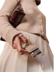 MINIWALLET PREMIUM EMBOSS MED DIAMOND CHALK PORTE CARTES SECRID boutique Strasbourg look