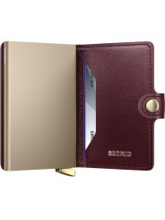 MINIWALLET PREMIUM EMBOSS MED DIAMOND BORDEAUX PORTE CARTES SECRID boutique store shop Strasbourg in