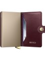 MINIWALLET PREMIUM EMBOSS MED DIAMOND BORDEAUX PORTE CARTES SECRID boutique store shop Strasbourg in