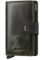 MINIWALLET VINTAGE MV OLIVE BLACK PORTE CARTES SECRID boutique Strasbourg store shop front