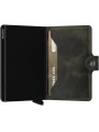 MINIWALLET VINTAGE MV OLIVE BLACK PORTE CARTES SECRID boutique Strasbourg store shop in