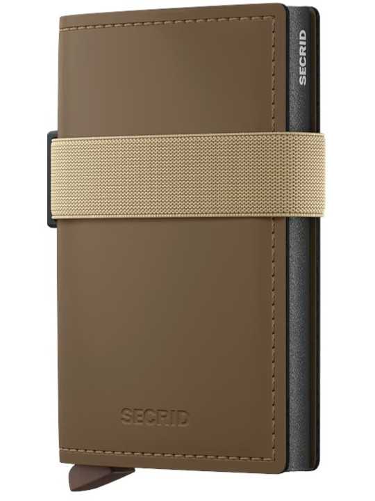 BANDWALLET MATTE BMAEARTHBEIGE PORTE CARTES SECRID boutique store shop Strasbourg face