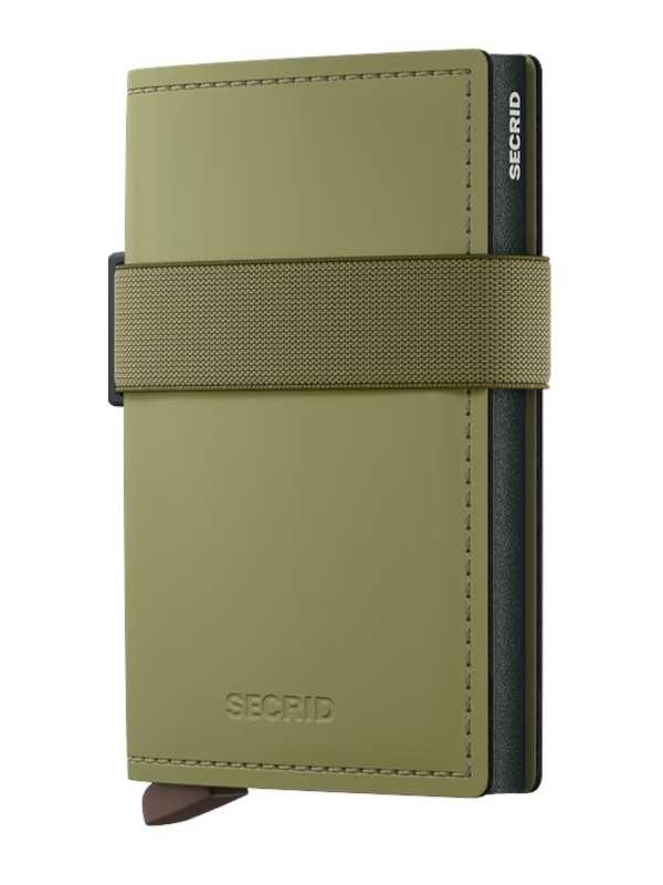 BANDWALLET MATTE BMALEAFKHAKI PORTE CARTES SECRID boutique store shop Strasbourg front