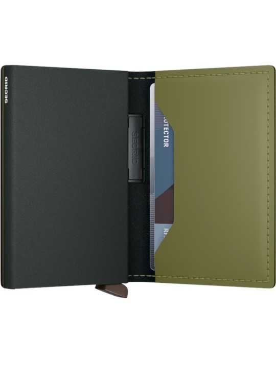 BANDWALLET MATTE BMALEAFKHAKI PORTE CARTES SECRID boutique store shop Strasbourg in