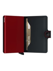 MINIWALLET MATTE BLACK & RED PORTE CARTES SECRID MM BLACK & RED boutique Shop store Strasbourg in