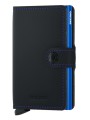 MINIWALLET MM MATTE BLACK & BLUE PORTE CARTES SECRID boutique Shop store Strasbourg front