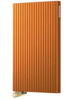 CARDPROTECTOR PREMIUM FLUTED CFI ORANGE PORTE CARTES SECRID store shop boutique Strasbourg front