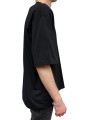 TSHIRT OVERSIZE UJ12 01 NOIR MANCHES COURTES ISABEL BENENATO homme shop boutique Strasbourg store side