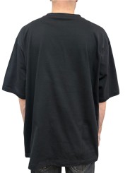 TSHIRT OVERSIZE UJ12 01 NOIR MANCHES COURTES ISABEL BENENATO homme shop boutique Strasbourg store back
