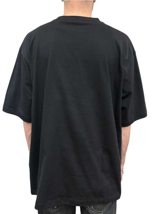 TSHIRT OVERSIZE UJ12 01 NOIR MANCHES COURTES ISABEL BENENATO homme shop boutique Strasbourg store back