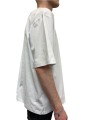 TSHIRT OVERSIZE UJ12 02 BLANC MANCHES COURTES ISABEL BENENATO homme shop boutique Strasbourg store side