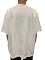 TSHIRT OVERSIZE UJ12 02 BLANC MANCHES COURTES ISABEL BENENATO homme shop boutique Strasbourg store back