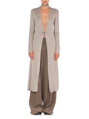 CARDIGAN LONG FENTE TRICOTE BOUTON DK04S26 162 ISABEL BENENATO FEMME vêtement boutique Strasbourg créateur face