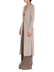 CARDIGAN LONG FENTE TRICOTE BOUTON DK04S26 162 ISABEL BENENATO FEMME vêtement boutique Strasbourg créateur profil2
