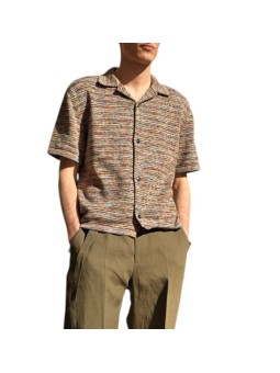 Polo chemise bayadère fondue multicolore Paul Smith Homme M1R 775Z V03027 92 Strasbourg face