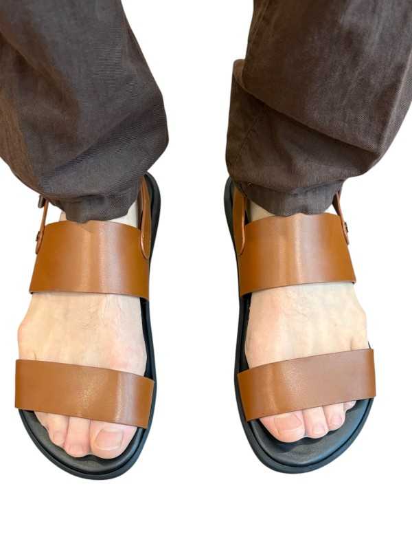 SANDALES SANGLE ARRIERE BRANDY 31510 LB A UNGARO HOMME Mode Concept Strasbourg face1