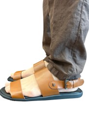 SANDALES SANGLE ARRIERE BRANDY 31510 LB A UNGARO HOMME Mode Concept Strasbourg profil