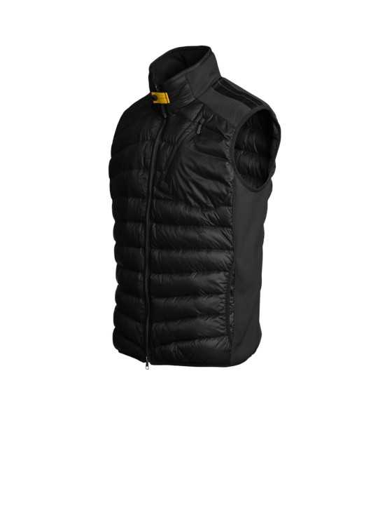 DOUDOUNE ZAVIER SANS MANCHE NOIR PMHYWU03 0541 PARAJUMPERS HOMME STRASBOURG profil