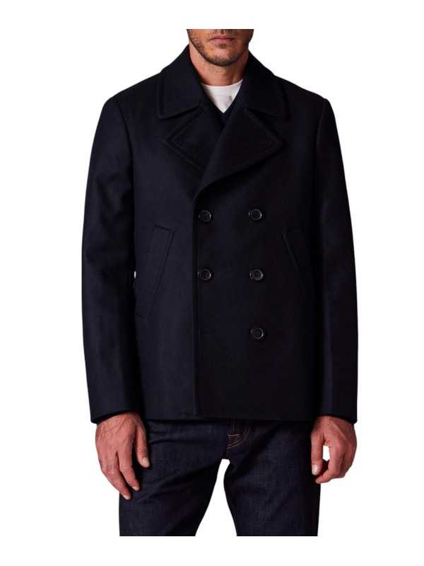 Caban laine Navy Paul Smith Homme M2R 597T N21059 49 Strasbourg Boutique Online Mode front
