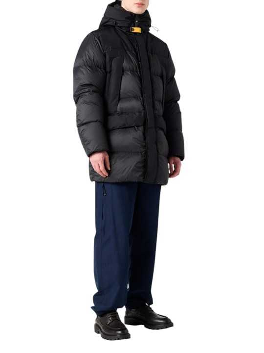 DOUDOUNE SHEDIR MI LONGUE NOIR PMPUEN04 0541 PARAJUMPERS HOMME STRASBOURG porter profil