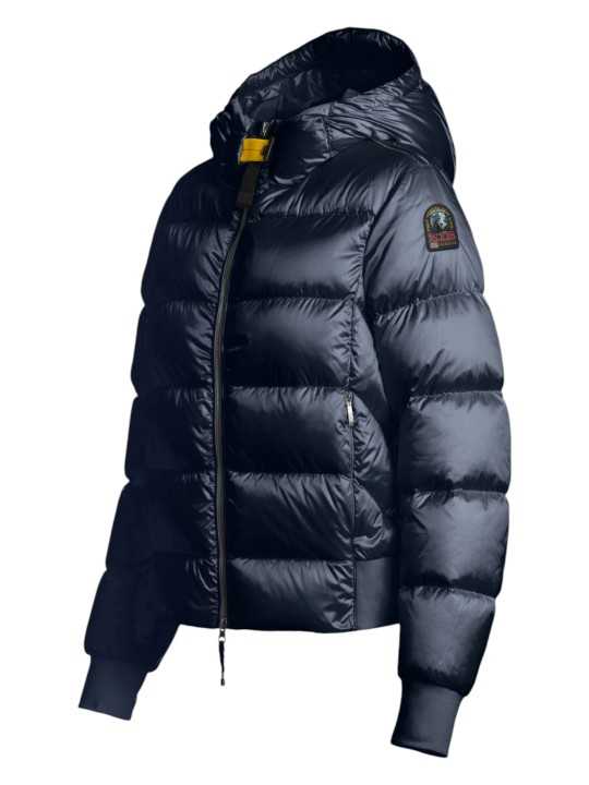 DOUDOUNE COURTE MARIAH BLUE NAVY PWPUSX42 0316 PARAJUMPERS FEMME STRASBOURG profil