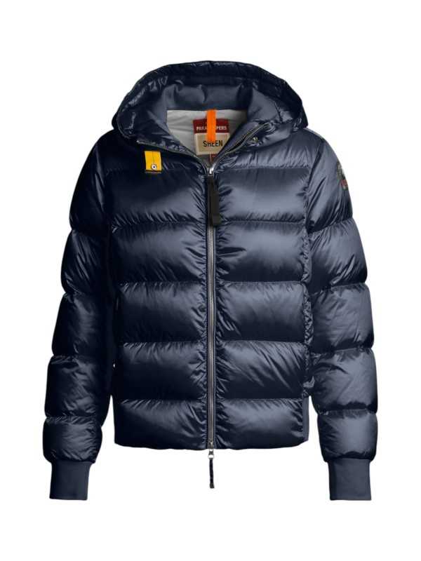 DOUDOUNE COURTE MARIAH BLUE NAVY PWPUSX42 0316 PARAJUMPERS FEMME STRASBOURG face
