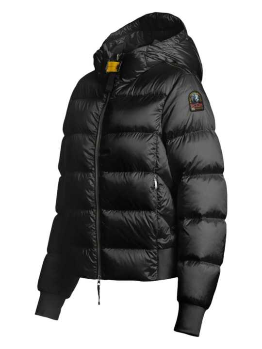 DOUDOUNE COURTE MARIAH NOIR PWPUSX42 0541 PARAJUMPERS FEMME STRASBOURG profil
