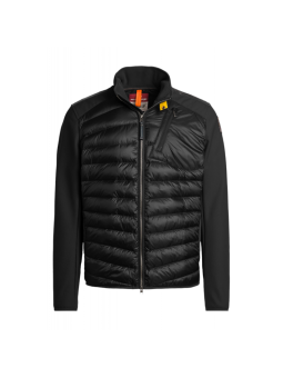 Doudoune Jayden manches nid d abeille noir Parajumpers PJS Homme PMHYWU01 0541 Front