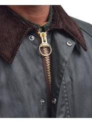 VESTE BEDALE SAGE MWX 0018 SG91 BARBOUR HOMME STRASBOURG BOUTIQUE détail