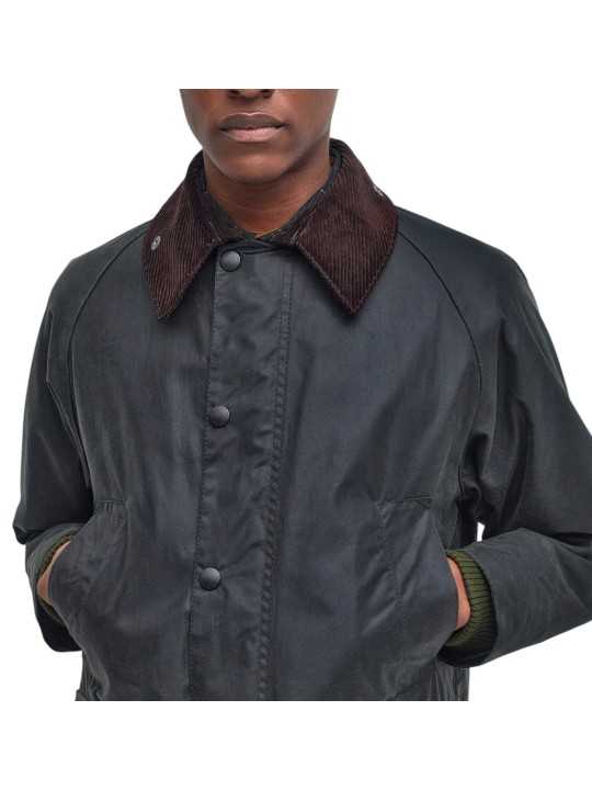 VESTE BEDALE SAGE MWX 0018 SG91 BARBOUR HOMME STRASBOURG BOUTIQUE zoom